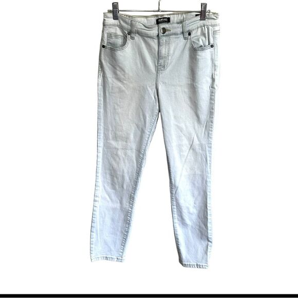 Buffalo David Bitton light wash Aubrey mid rise super soft Capri size 10 - Picture 1 of 6